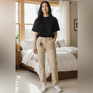 Beige High Waist